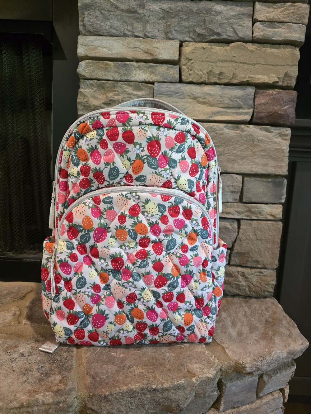 Vera Bradley Bushels Of Berries Print Large Backpack-NWT